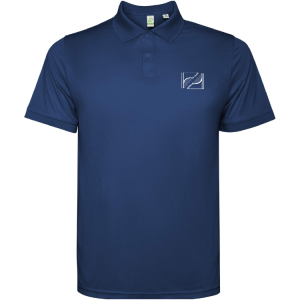 Polo azul hombre