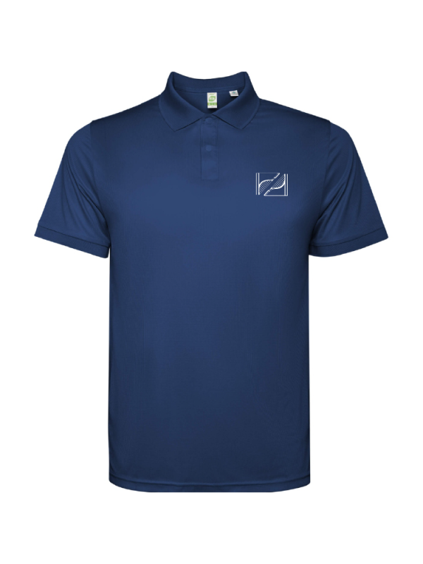 Polo azul hombre