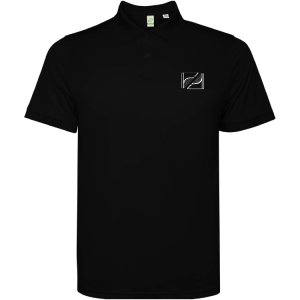 Polo negro hombre