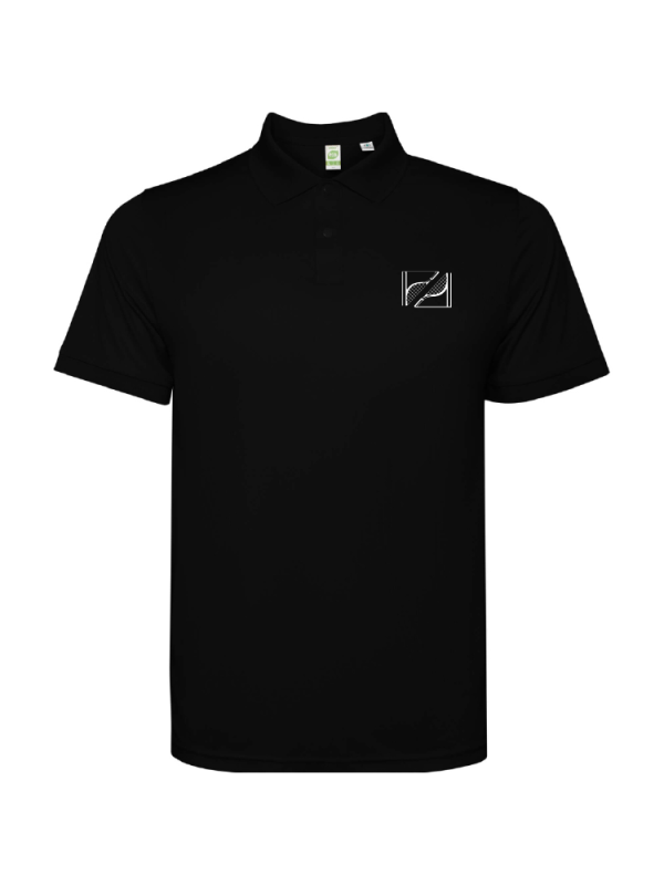 Polo negro hombre